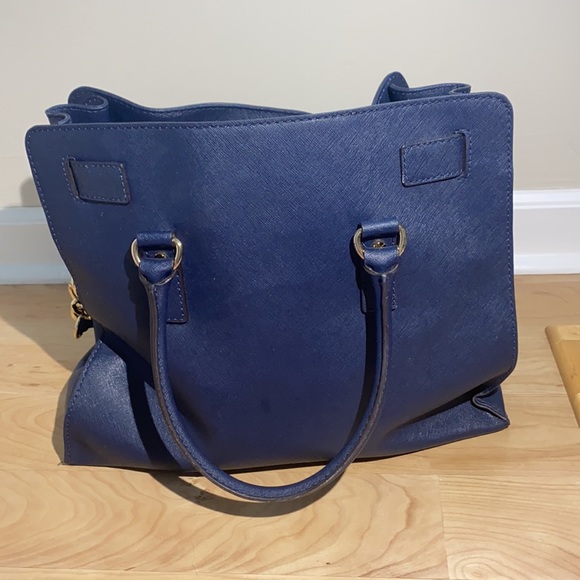 Navy Michael Kors Hamilton bag - Picture 4 of 8